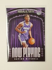 DAVION MITCHEL 2021 22 Panini NBA Hoops Basketball ROOKIE Now Playing KINGS RC
