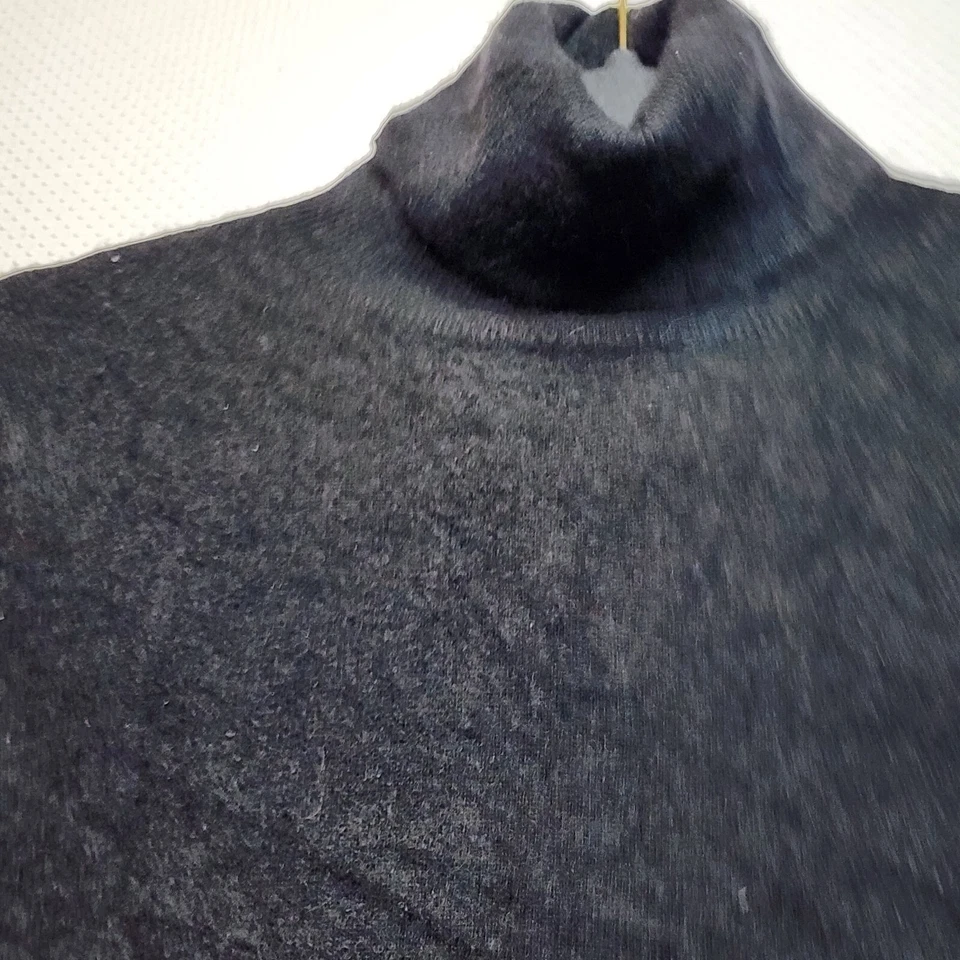 Suéter Sutton Studio Bloomingdales para mujer mediano negro 100 % cachemir clásico Foto 2 de 4