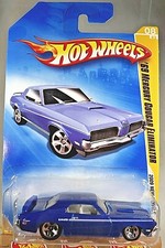 2009 Hot Wheels #8 New Models 8/42 '69 MERCURY COUGAR ELIMINATOR Blue w/5 Spokes