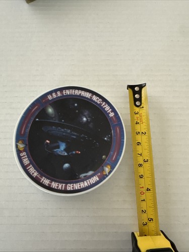 Mini plaque de collection 4" USS Enterprise Star Trek The Next Generation - Photo 9/9