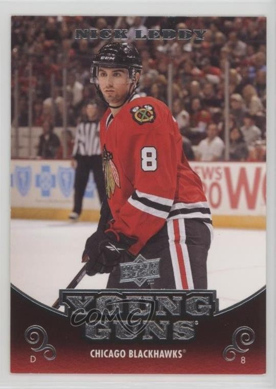 2010-11 Upper Deck Young Guns Nick Leddy #214 Rookie RC 05u8