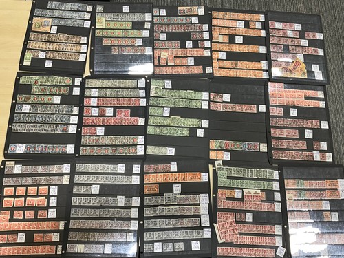 Timbres de Dantzig MNH mh et 15 cartes d'occasion 1923-1937 ex stock marchand. N38