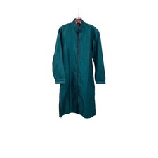 Ethos Mens Embroidered Kurta Teal/Red EU Size 36