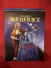 Beetlejuice Blu-ray Steelbook Limited Edition J Card Mint
