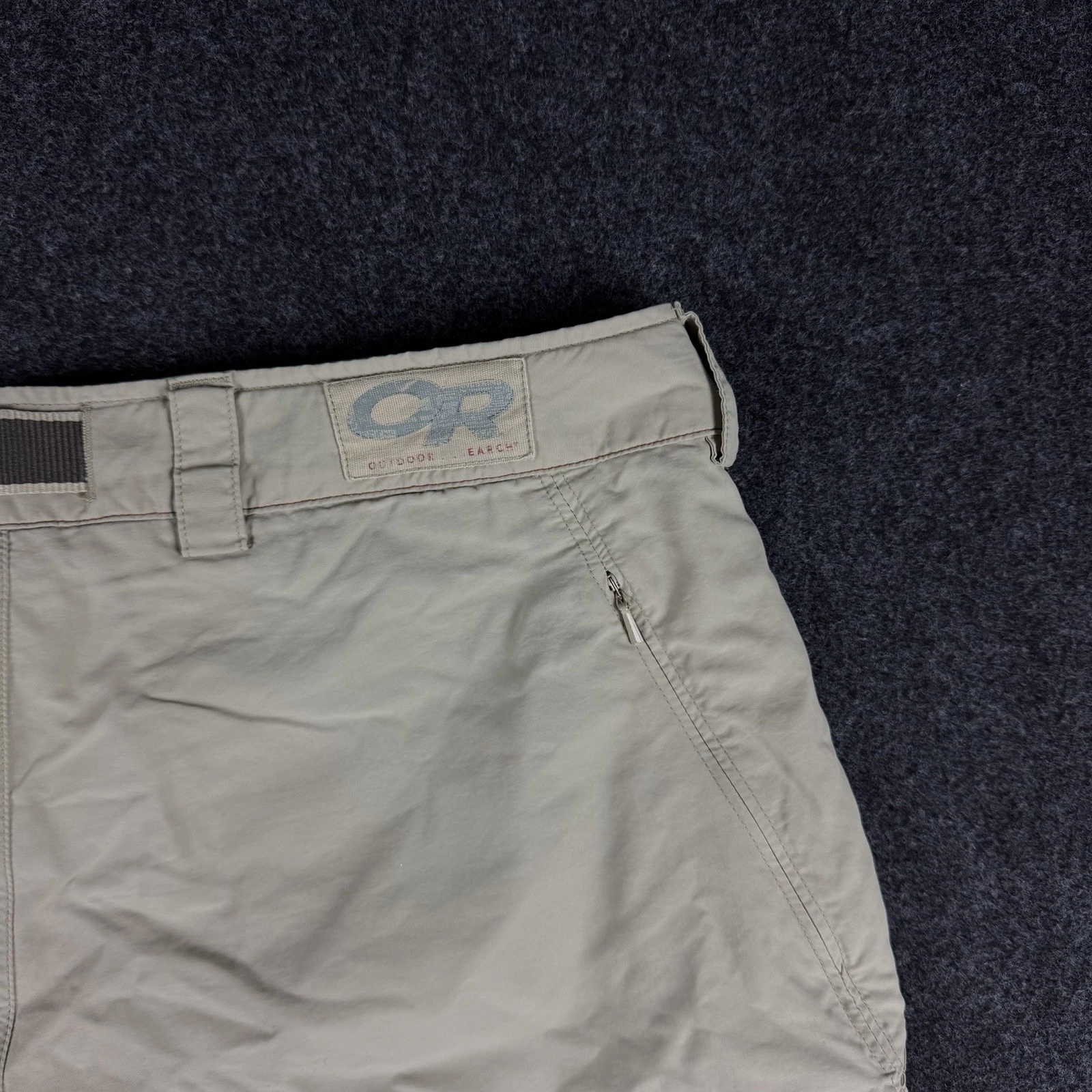 Outdoor Research Men’s Hiking Shorts – Size 34, Khaki/Tan