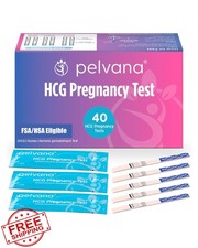 Pelvana HCG Pregnancy Test Strips 40 Count Accurate Home Use