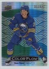 2024-25 Upper Deck Allure Color Flow Green Blue Spectrum /50 Owen Power 0jr6