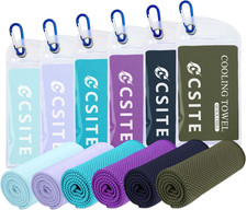 6 Pack Cooling Towels 47"X12" for Neck and Face, Ice Towel for Hot Weather, So