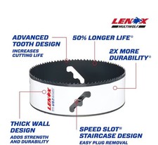 Lenox T3 6-inch Hole Saw Bi-Metal, Speed Slot, 152mm, New