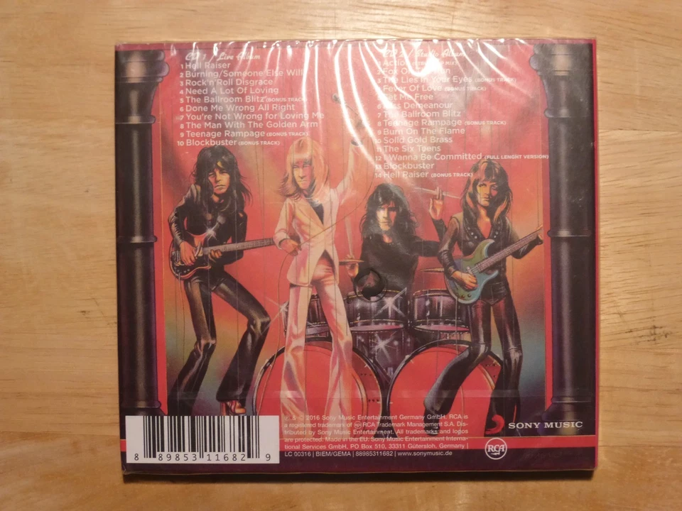 SWEET -Strung Up (Live+Studio)- 2-CD Digipak -NEU- RAR OOP restored  2016 +Bonus - Bild 2 von 4