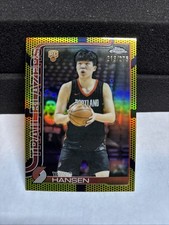 Yang Hansen 2025-26 Topps Chrome YELLOW BASKETBALL REFRACTOR RC /275 Rookie #266