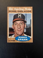 1962-63 TOPPS SET BREAK #399 WARREN SPAHN HOF NL ALL STAR EX-EXMT!