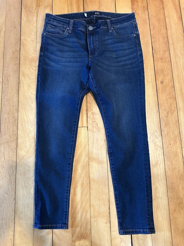 KUT from the Kloth Mia Toothpick Skinny Fit Mid Rise Dark Wash Blue Jeans 10P
