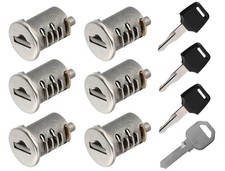 6 Pack SKS Lock Cores for Yakima Car Rack System Components, Compatible with