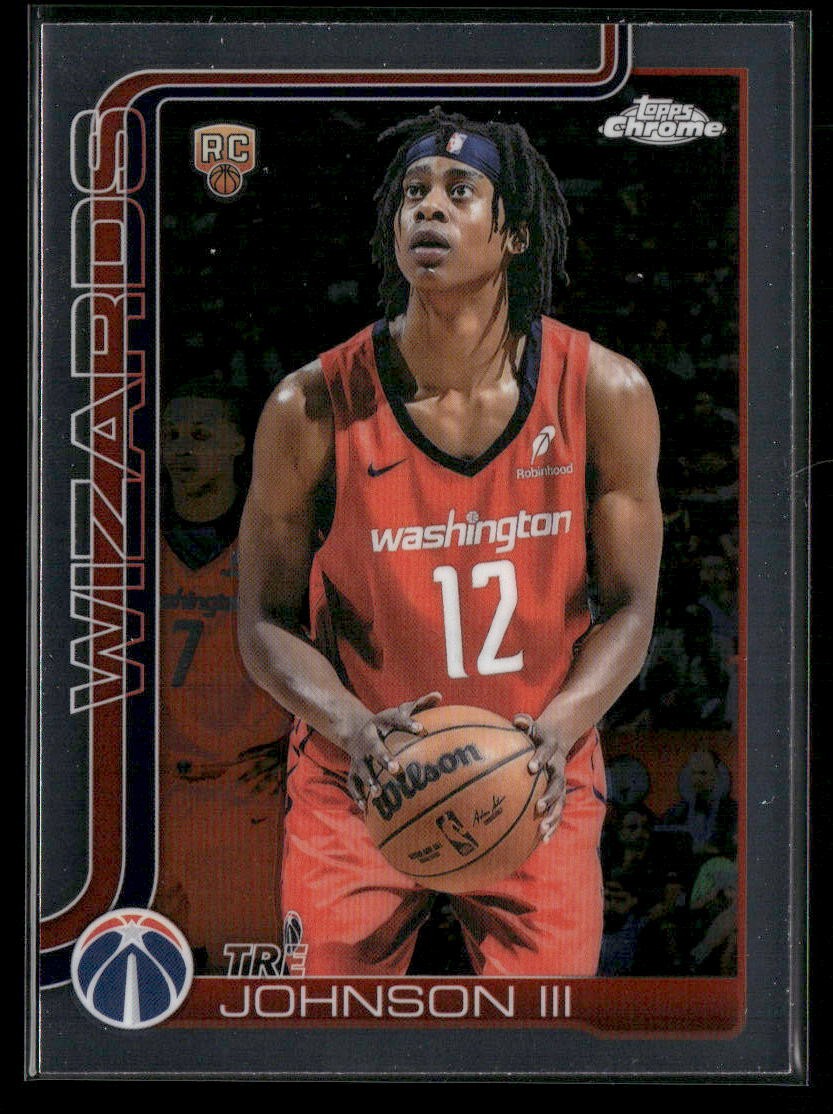 2025-26 Topps Chrome #256 Tre Johnson III