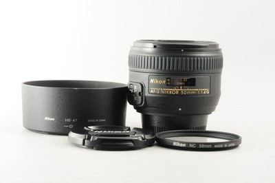 US Stock Nikon AF-S NIKKOR 50mm f/1.4 G Standard Prime Lens w/Hood #4830