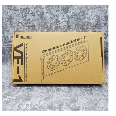 Jonsbo VF-1 Graphics Radiator GPU Cooling Fan RGB 3x80mm 12V for GPU