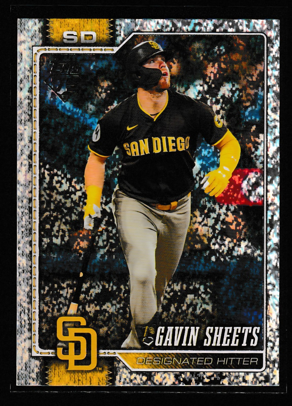 2026 Topps Gavin Sheets Sandglitter Foil Padres SPARKLE Parallel + Base