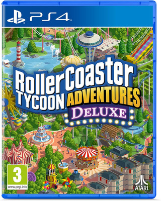 PS4 Spiel RollerCoaster Tycoon Adventures Deluxe Freizeitpark Manager NEU