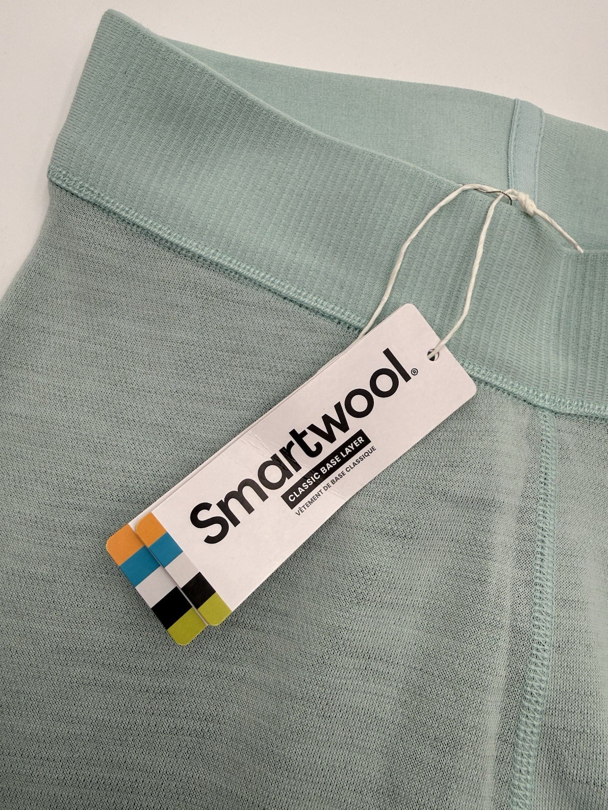 $120 Smartwool Women's  Intraknit Thermal Merino Base Layer Bottom-Aqua -Medium