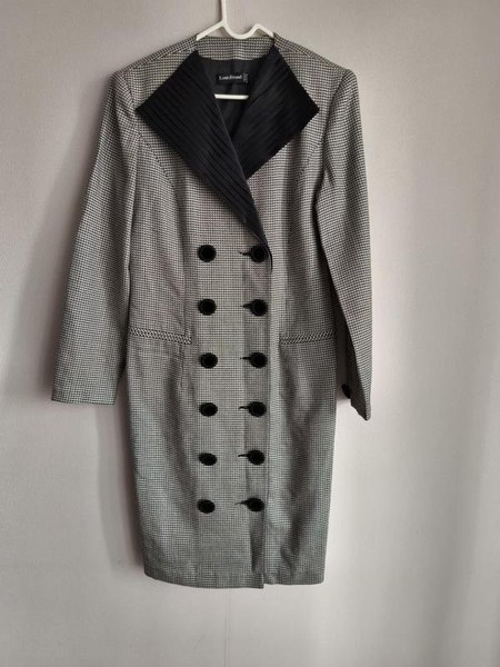 Women Louis Féraud Dress Black Wool M