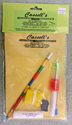 Clarinet Care, Maintenance Kit by Players Music for Cassell's Music 1/2 Price!!