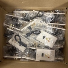 RCA Hembra A RCA Hembra, Adaptador De Acoplador RCA Empotrable Blanco Con Inserto Keystone Blanco, Conector RCA Blanco Para Audio/video, CableWholesale