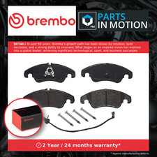 Brake Pads Set fits AUDI A6 C7 2.0D Front 11 to 18 Brembo 4G0698151 4GD698151B
