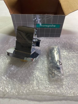 hansgrohe 26485001 Chrome Handheld Shower & Wall Outlet, 1/2-inch Connection