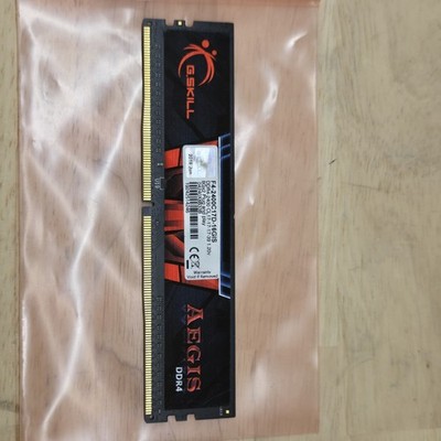 G.SKILL AEGIS SERIES DDR4 RAM 8GB (1X8GB)   F4-2400C17D-16GIS