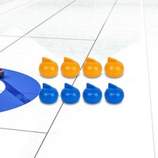 8x Tabletop Curling Game Compact Parent Child Interactive Entertainment Travel
