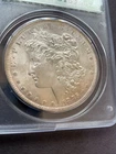 1885 O Morgan Dollar PCGS MS63 Rattler Holder