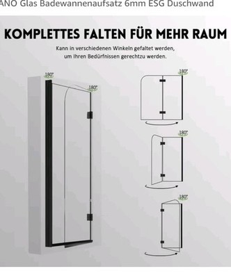Neue DUSCHWAND abzugeben