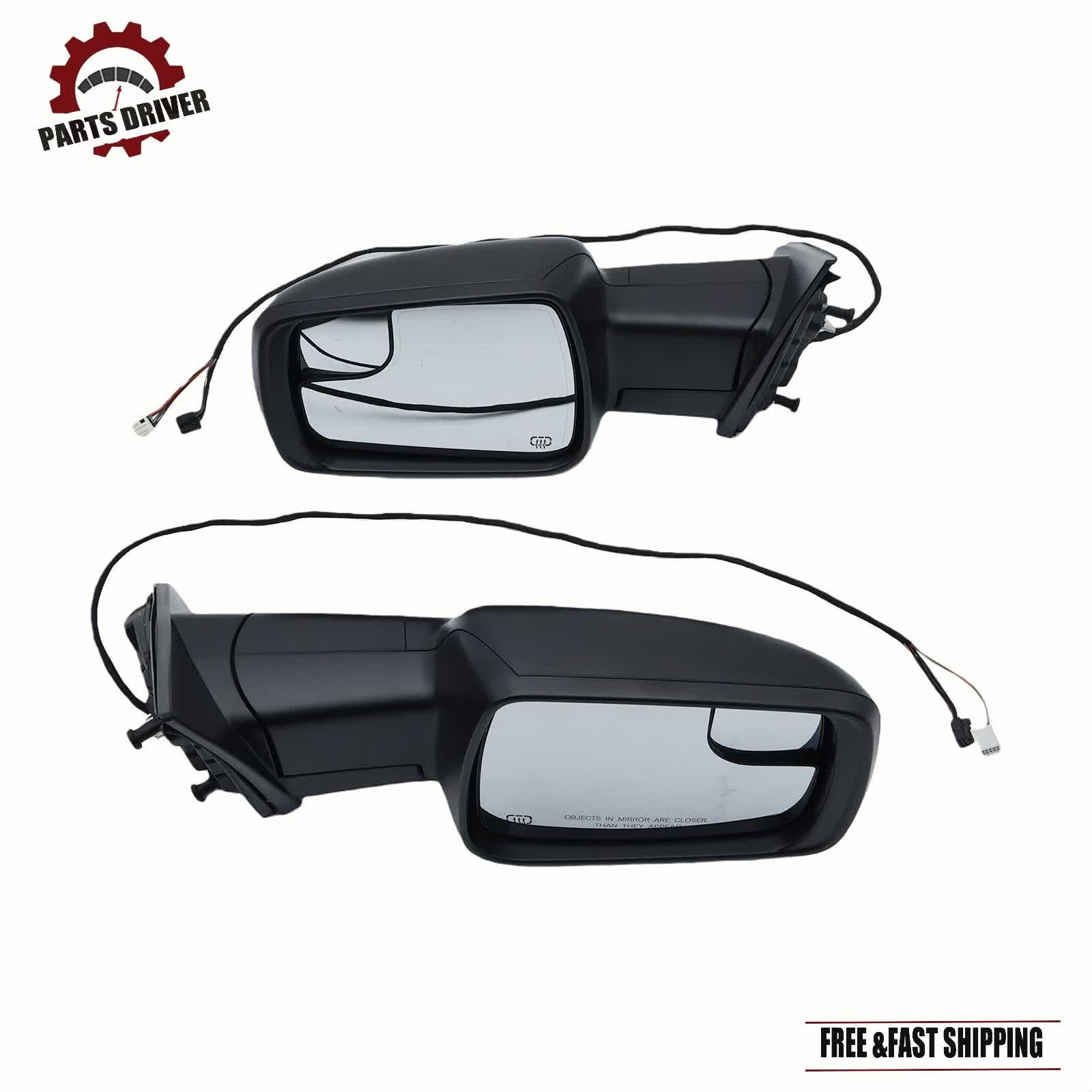 2Pcs Left Right for Ram 1500 Pair Mirrors Driver & Passenger Side Heated thumbnail 19