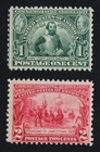 CKStamps: US Stamps Collection Scott#328 Mint LH OG #329 Mint NH OG