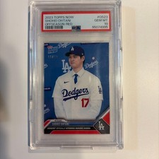 2023 Topps Now Ohtani Dodgers Red /10 PSA 10 #OS23 First Print 1/10 From Japan