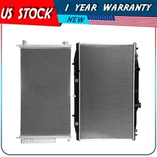 Radiator and AC Condenser Assembly For 2003-2007 Honda Accord