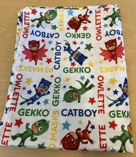 Disney PJ Masks Toddler Child Bed Top Flat Sheet ONLY, Catboy Owlette Gekko