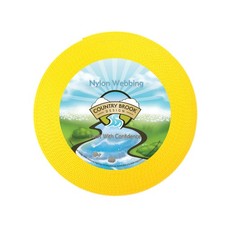 Country Brook Design  1 1/2 Inch Yellow Heavy Duty Nylon Webbing, 50 Yards