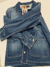 Blue Denim Jacket Women Size Medium