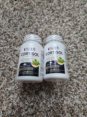 Alliwise Cortisol Supplement 10-in-1 Cortisol Reducer 120 Caps 1/27 - SEALED NEW