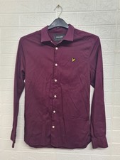 LYLE & SCOTT Button Down Long Sleeve -Oxford Shirt- Burgundy M