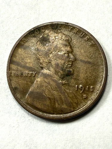 * 1915-D VF  'WOODY'  LINCOLN CENT-  MINT LAMINATION ERROR-   PRICED TO SELL🔥*
