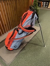 TaylorMade Flextech Carry Golf Bag 2025 Model - NEW Orange / Pale Blue