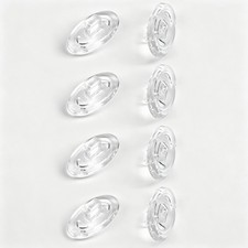 4 Pairs Clear Replacement Nose Pads Nose Pieces for Maui Jim Opihi MJ547