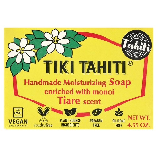 Handmade Moisturizing Bar Soap, Tiare, 4.55 oz (130 g)