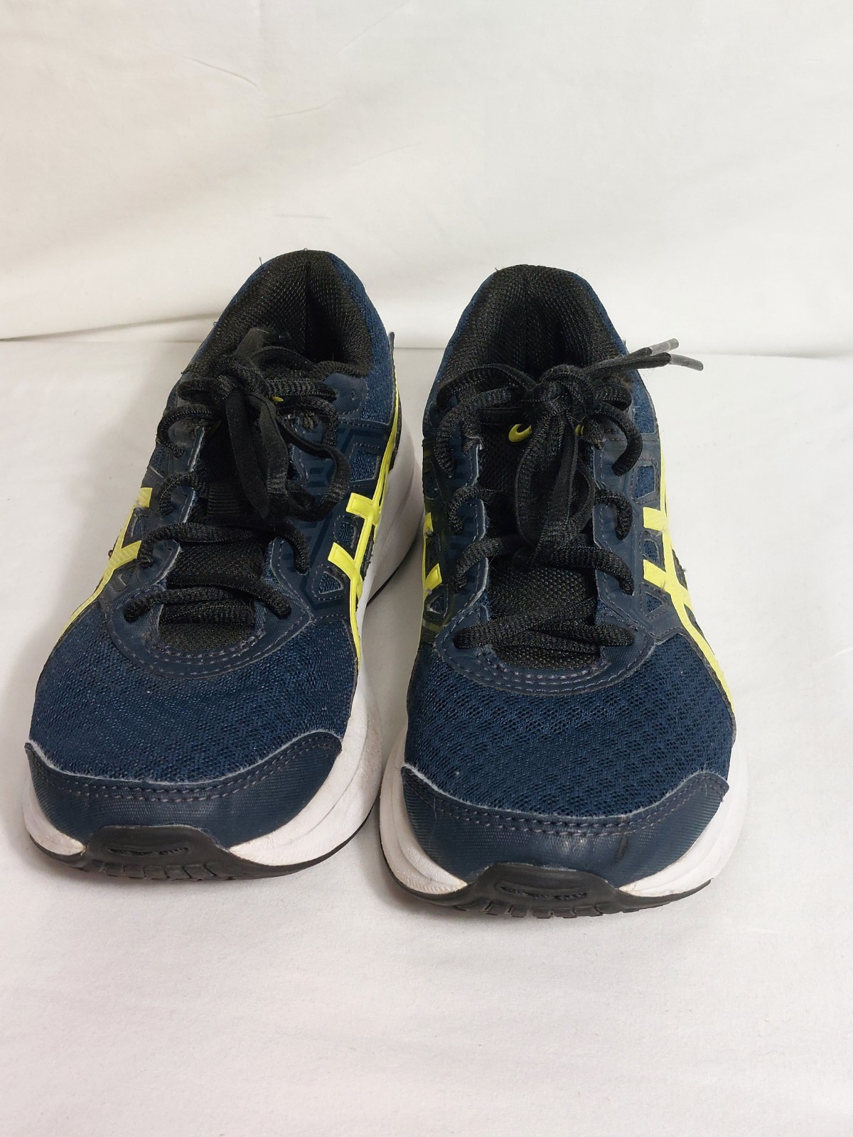 Unisex Kid's Jolt 3 GS Grade School Asics Blue Yellow Sneakers Running Size 7 thumbnail 2