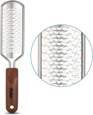 Professional Pedicure Foot File, Stainless Steel Detachable Foot Scrubber