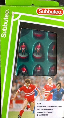 BOXED MANCHESTER UNITED SUBBUTEO TEAM. 1994 FA CUP & PREMIER LEAGUE WINNERS - Bild 2 von 2