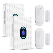 Wireless Door Chime Door Sensor Chime For Door Opens Door Entry Chime For Busine